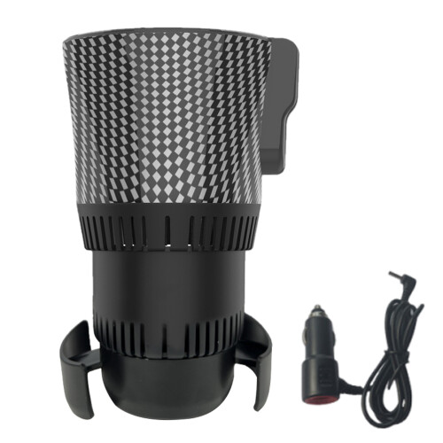 4Pcs Compact Black Temperature Control Mug for Car Heating Cooling Use