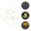 5Pcs 5 String Banjo Coated Replacement Strings 5
