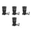4Pcs Compact Black Temperature Control Mug for Car Heating Cooling Use 4