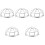5Pcs Fire Sprinkler Protector Bracket Screw Type Cage Cover 5