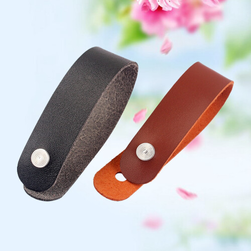 6 Pcs Guitar Strap Guitar Headstock Strap Earth Tones Tie 2