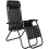 Chaise Longue - SPRINGOS - Pliable - Noir - Réglable - Avec Porte-Gobelets 1