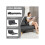 Two-Seater Linen-Look Sofa Bed - Charcoal Grey 4