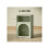 Bedside Table with 2 Open Compartments - Light Green 3