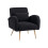 Teddy Fleece Accent Chair - Black 1