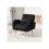 Teddy Fleece Accent Chair - Black 3