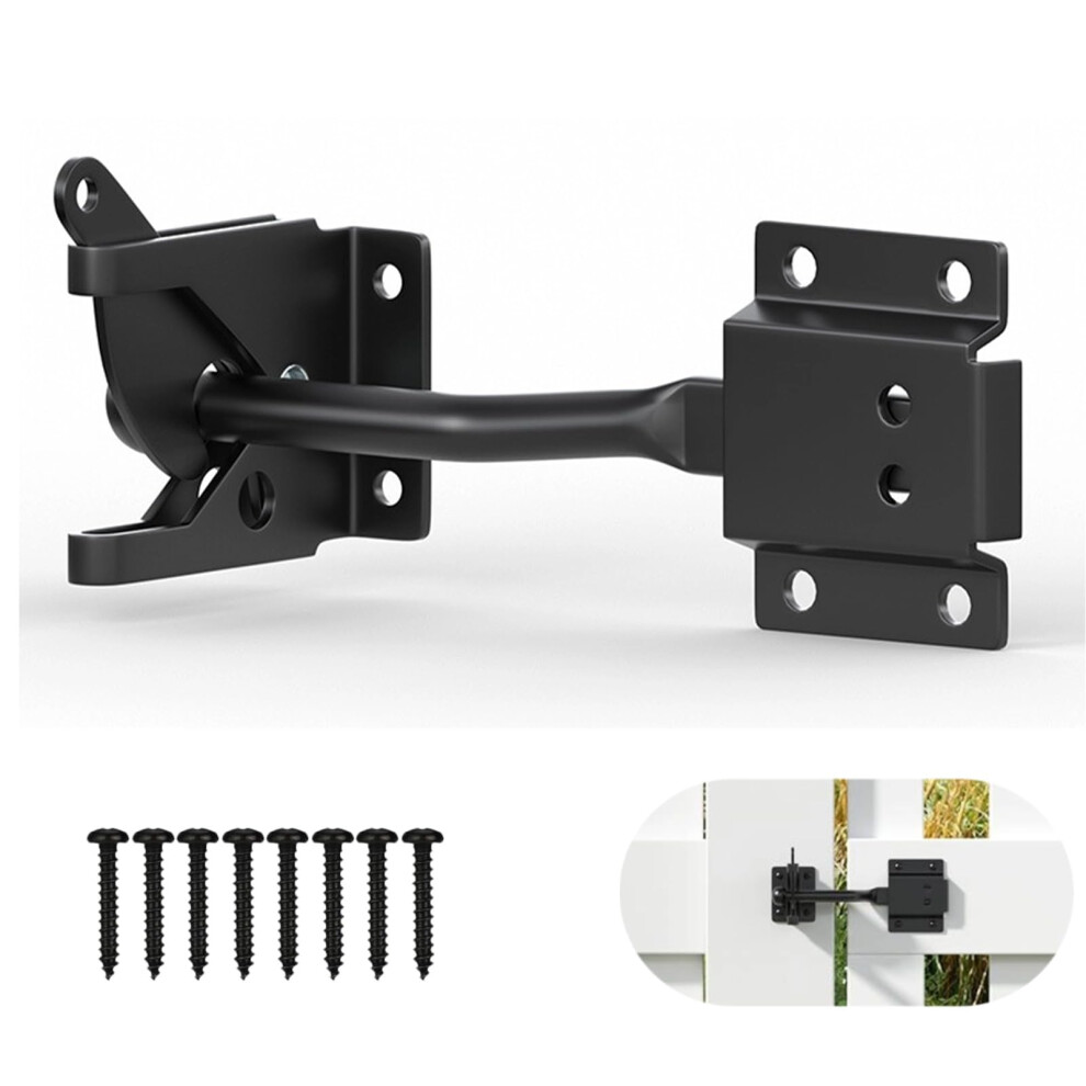 Self Locking Gate Latch Heavy Duty Weatherproof Rust Resistant For Wooden Or Metal Gates Outdoor 9169991242101