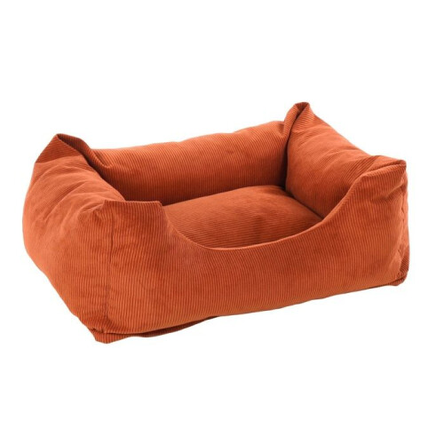Coussin cesta canelado Retângulo Cognac 100 x 80 x 25 cm 1