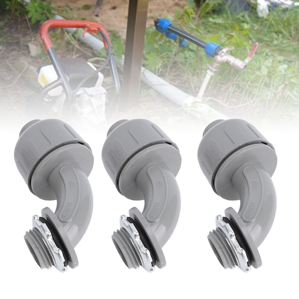 10Pcs 1In Npt Nylon Liquid Tight Conduit Connectors For Home & Bathroom 9311387629281