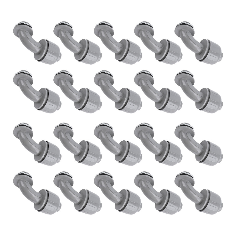 20Pcs 1/2 Inch Npt Nylon 6 Liquid Tight Electrical Conduit Fittings 8471384254846
