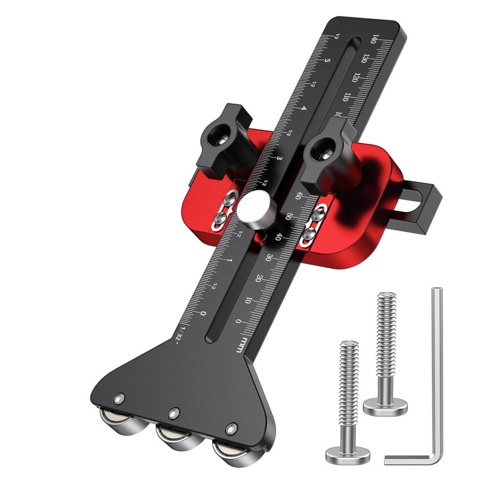 Table Saw Jig With Precision Thin Rip Cutting, 3 Pulley Safety Design, Dual Scale Adjustment For Woodworking 9169991242385
