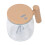 Selbstrührender Kaffeebecher Khaki-Glas 400ml 10x11cm 14