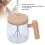 Selbstrührender Kaffeebecher Khaki-Glas 400ml 10x11cm 5