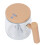 Selbstrührender Kaffeebecher Khaki-Glas 400ml 10x11cm 8