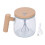 Selbstrührender Kaffeebecher Khaki-Glas 400ml 10x11cm 3