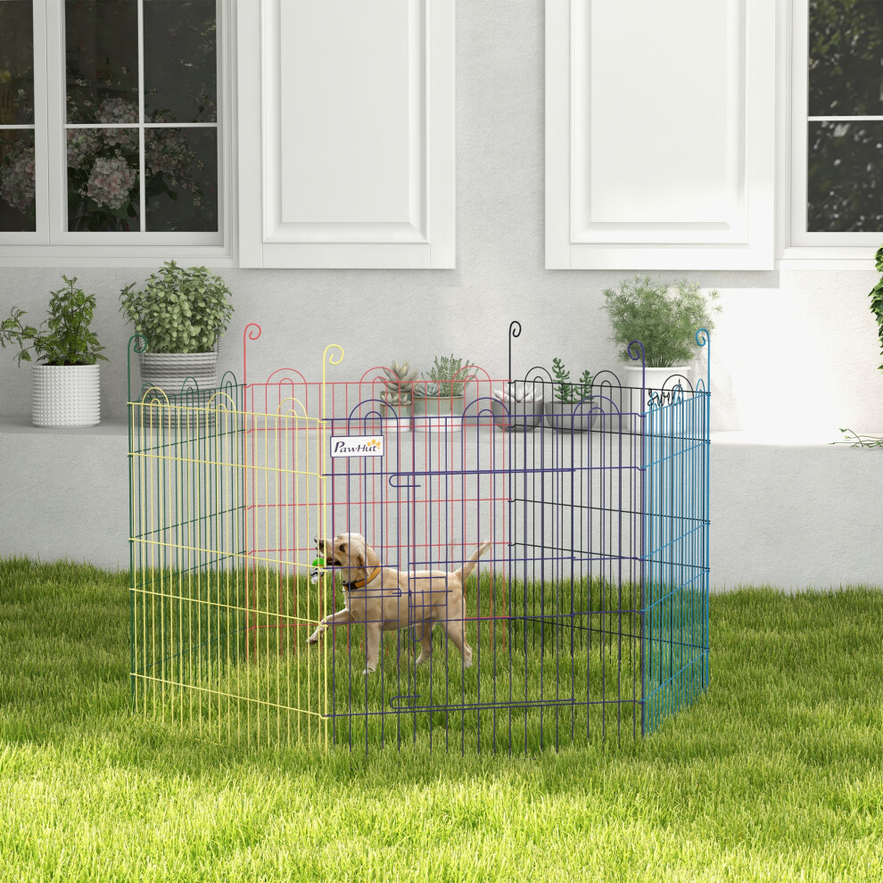 New Pawhut Pet Playpen Dog Puppy Crate Kennel W/ Door