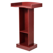 Conferentietafel 105 cm-Duoku-Houten Podium met Ruime Leesoppervlakte-Ideaal voor Kantoor-School-Huwelijk en Concert
