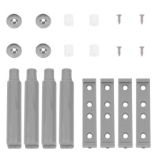 4 Set Push to Open Cabinet Latch Magnetic Door Catch for Cupboard Wardrobe Kitchen