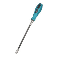 Flexible Nut Driver 7mm Metric ExtraLong 12.2inch Reach with Flexible Spring Shaft for Automotive and Marine