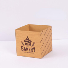 Disposable Square Cupcake Liners 6cm Greaseproof Muffin Baking Cups Eco Friendly 100 Pack