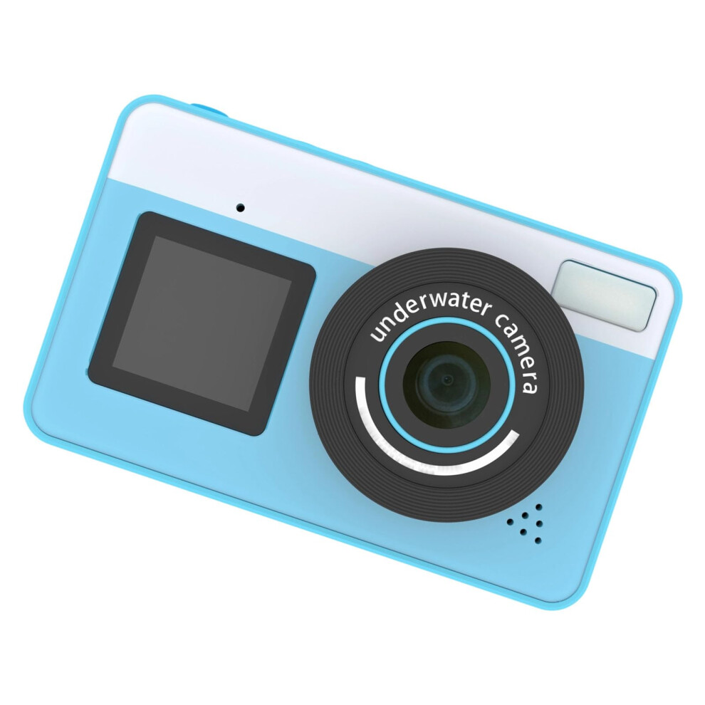 Underwater Camera 48Mp Waterproof Ip68 For Snorkeling And Diving 3M Depth Protection Blue 9771547220992