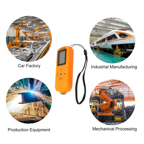 Digitaler Lackdickenmesser HW-300S, 0-2000UM, Orange 2