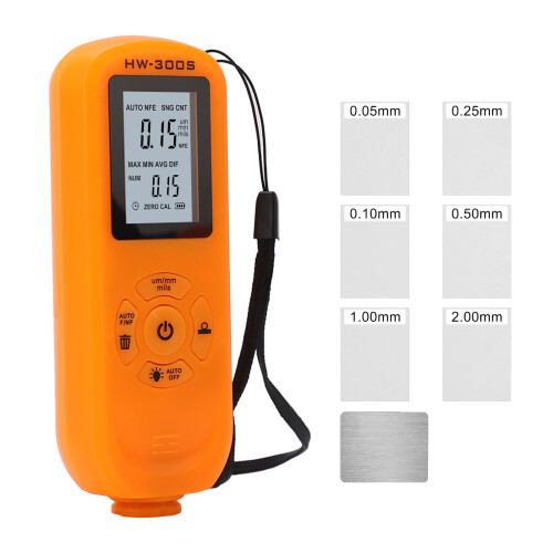 Digitaler Lackdickenmesser HW-300S, 0-2000UM, Orange 1