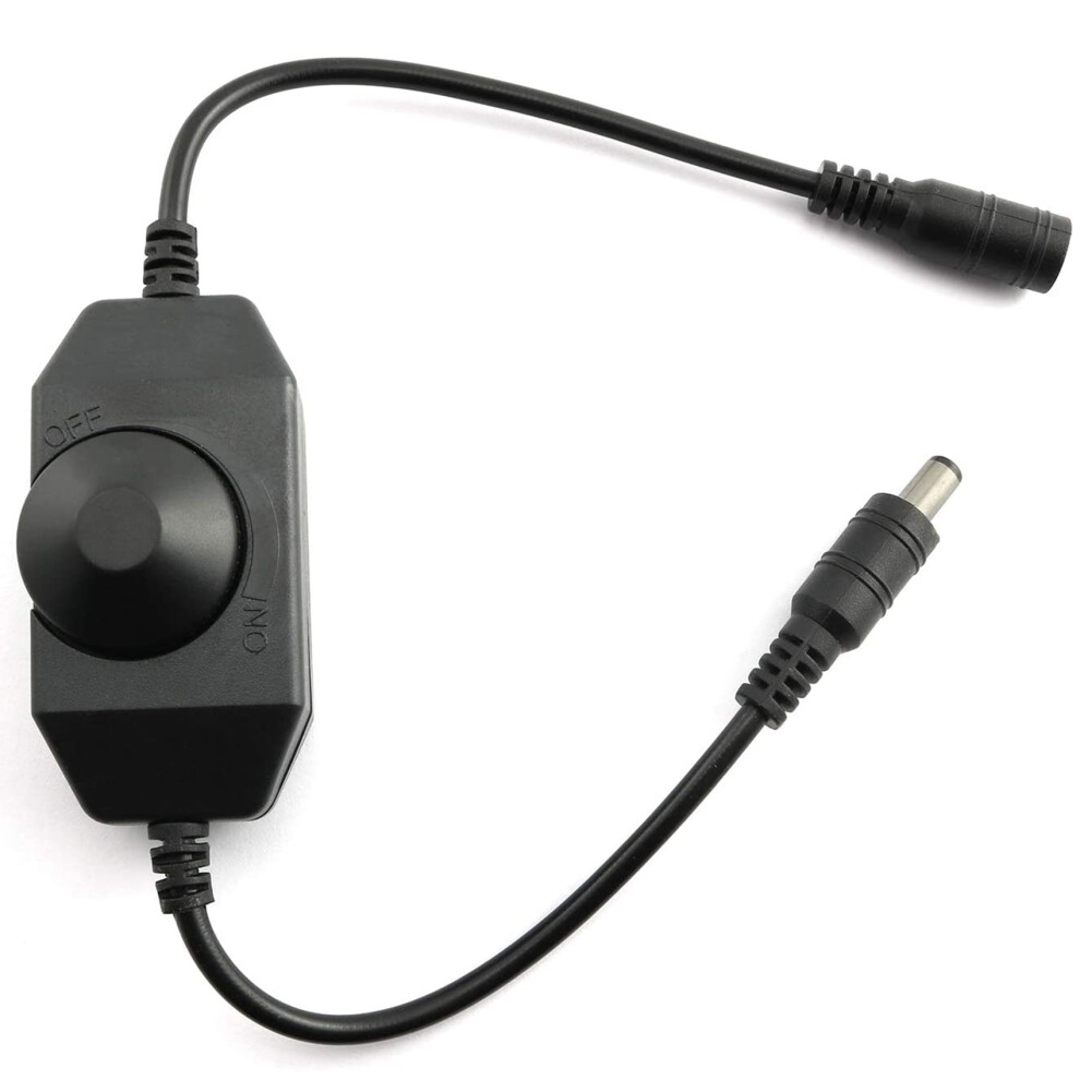 Led Bar Light Dimmer, 12V-24V 6A Dimmer Suitable For Led Bar Light, Led Rope Light 3528, 5050, 5630 (Black) 6031329032216