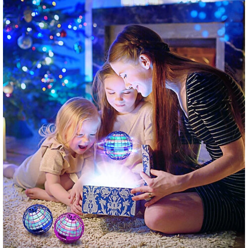 Mini Hand Controlled Flying Ball Drone with LED Lights