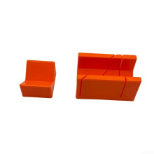Mini Mitre Box with Saw, Accurate 45/90 Wood Cutting Guide with Clamping for DIY Woodworking
