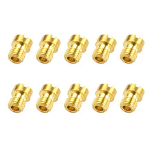 10Pcs Carburetor Main Jet for Scooter Bucket PE24/26/27/30 Halma CG-125 Nib Carburetor Main Injector Nozzle
