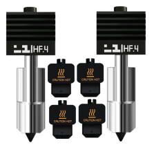 For Bambu H2S/H2D High Flow Hotend 0.4mm Hardened Steel Nozzle Replacement Kit for H2D/H2S/A1/A1