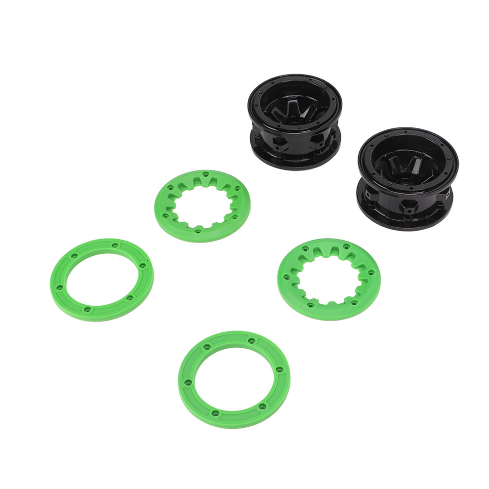 2 Sets Rc Vehicle Tire Hubs For Zd Dbx 10 1/10 Off-Road Green 8081375096722