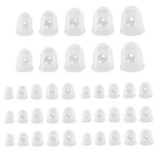 40 Pcs Fingertip Protectors, 5 Sizes Ukulele Finger Caps,for Guitar Ukulele Stringed Instruments