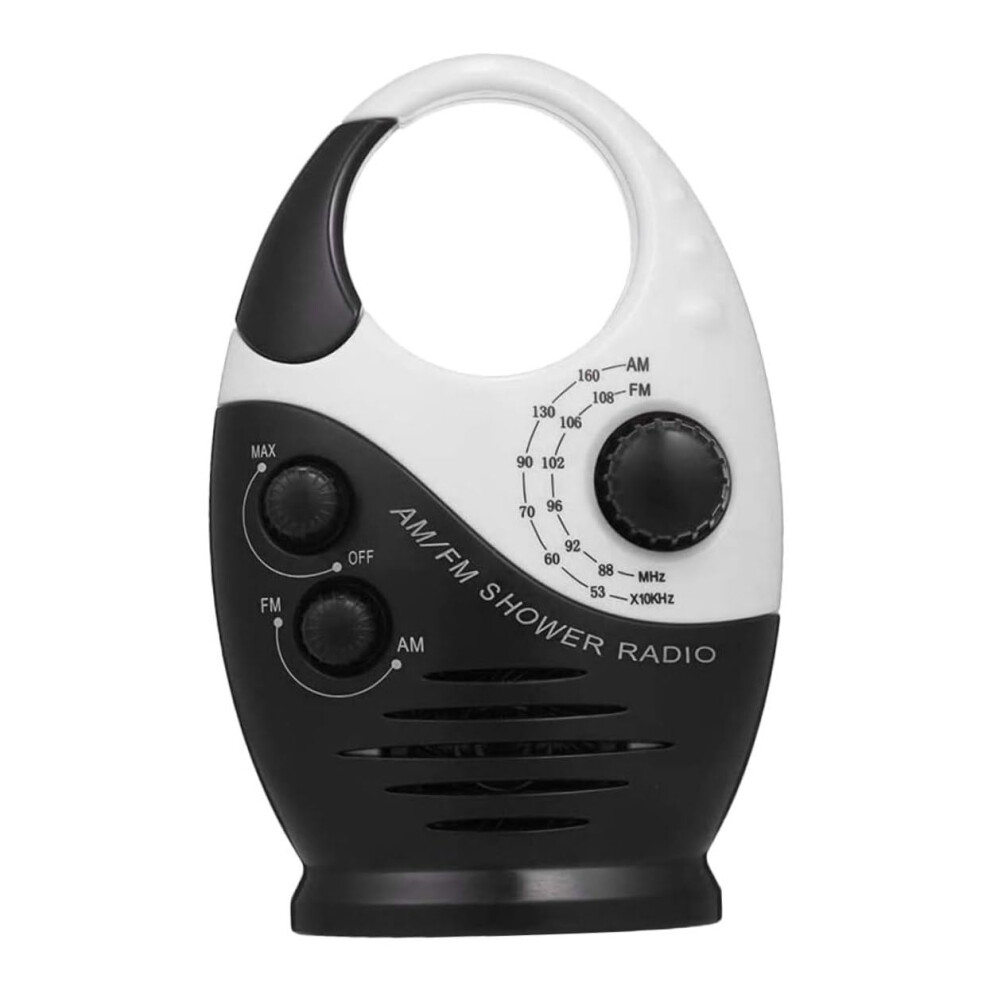 Waterproof Shower Radio With Am Fm Tuning For Bathroom, Camping, And Emergency Use 9771547221623