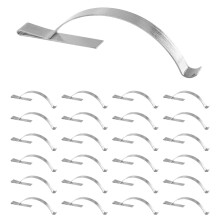Window Screen Tension Spring Clips 25pcs RustResistant Steel for Secure Sliding Screen Fit