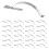 Window Screen Tension Spring Clips 25pcs RustResistant Steel for Secure Sliding Screen Fit 1
