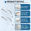 Window Screen Tension Spring Clips 25pcs RustResistant Steel for Secure Sliding Screen Fit 2