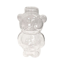 Network Celebrity Restaurant Bear Coffee Cup Cute Cartoon Glass Juice Cup Milk Tea Cup Capacity 320ml