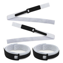 Foley Catheter Holder Urinary Legband Holder 4 Pcs Elastic Catheter Leg Strap Foley Catheter Stabilization Device Black