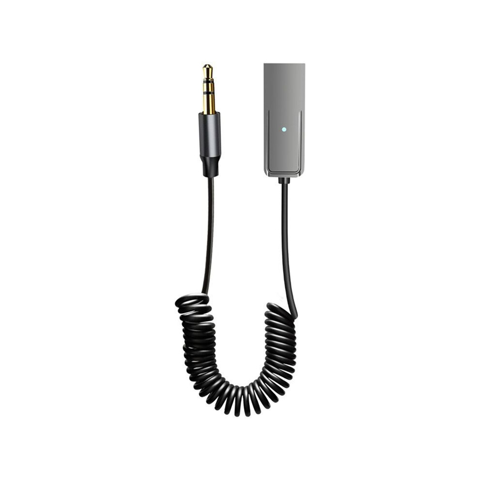 Aux Adapter Car 3.5Mm Jack Audio Transmitter 5.2 Receiver Usb Dongle Cable Handsfree Car With Microphone 6031271098292
