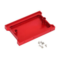 Kit de Placa Traseira Traseira para Atualização de Carro RC para 1/12 MN99S MN98 Acessórios para Carro RC