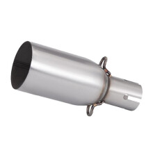 Motorcycle Modification Exhaust Pipe Exhaust Middle Section 28mm Adapter 51mm Exhaust Section Non-Destructive Install