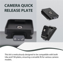 Ulanzi UKA Quick-Release Plate Compatible with Uka & F38 Plates for Camera Tripod Quick Release System UKA03 Base