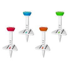 4 Peças Golfs Tees para Treinamento de Motorista de Golfe, Tees de Golfe de Plástico de Baixa Resistência, Mais Distância, Altura Consistente Tees