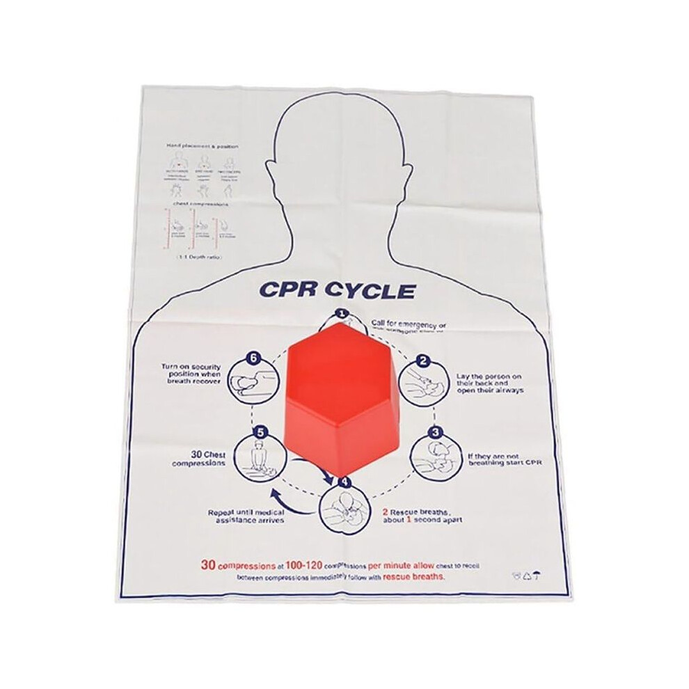Hexagon Shaped First-Aid Training Teaching Tool Body Medical Dummy CPR-Training Kit Manikin Model Training Model