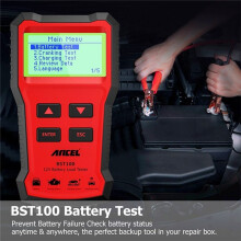 ANCEL BST100 Car Battery Tester 12V Cell 100-2000CCA 30-220Ah Battery Test Tool for Car Cranking Charging Test