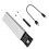 Nvme Adapter M2 SSD-Hölje USB 3.1 Type-C External Protocol M och för B&M Stöder Ethernet-Nycklar Grafik Silver 3