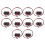 10pcs 2 Wires  Digital Voltmeter  2.5V-40V Digital Voltage Tester LED Display Panel Voltmeter 1