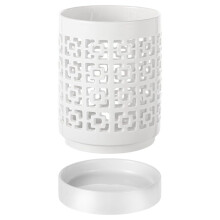 Orchid Pot with Holes Ceramic Plant Pots Outdoor Indoor Flower Pots for Repotting with Drainage and Saucer 4 Inch